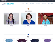 Tablet Screenshot of lifesurvivor.com
